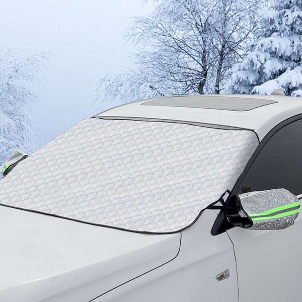 Nouvelle voiture neige glace protecteur fenêtre pare-brise bouclier pare-soleil avant arrière pare-brise bloc couverture visière accessoires extérieurs hiver