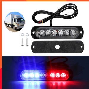 Nieuwe auto-stroboscoop waarschuwing Licht noodgeval Flash Light Bar DC12-24V Flitsen Signal Zij marker LED-lichtstrook voor auto Motorfiets vrachtwagen