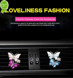 New Car-styling Désodorisant Papillon De Voiture Parfum Odeur Naturelle Climatiseur Papillon Diamant Aromathérapie Clip