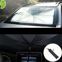 Nieuwe Auto Zonnescherm Interieur Voorruit Zonnescherm Cover UV Protector Zon Blind Paraplu SUV Sedan Voorruit Bescherming Accessoires