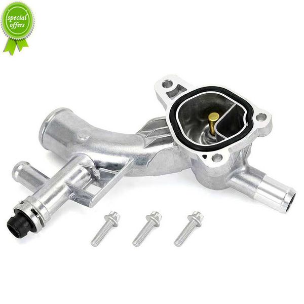 Nouveau boîtier de Thermostat de voiture en aluminium passage d'eau 25193922 55565334 pour Chevrolet pour Buick pour Corusz pièces d'accessoires de remplacement