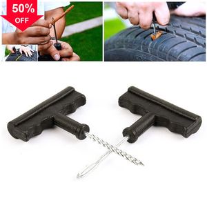 Nouveau jeu d'outils de réparation de pneus de voiture avec des outils de rayures en caoutchouc de colle pour moto vélo Tubeless pneu crevaison Kit de réparation rapide