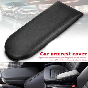 Nieuwe auto -weefselbox Styling Eenvoudig te installeren ARM REST COVER MENTER CONSOL CONSOLE ABS LEREN LEDER ARMEST LID Opslag Auto211n