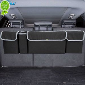 Nouveau coffre de voiture organisateur boîte grande capacité Auto multi-usage sac de rangement rangement rangement cuir pliant pour boîte de rangement d'urgence