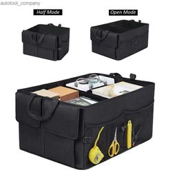 Nouveau sac de rangement de coffre de voiture pliant multifonction conteneur outil sacs de stockage de nourriture organisateur boîte de coffre pour voiture universelle