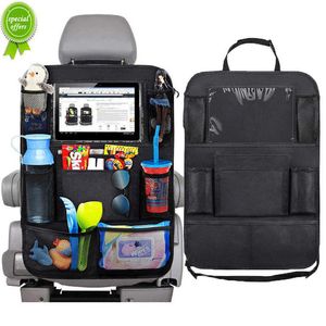 New Car Universal Seat Back Organizer Multi-Pocket Storage Bag Tablet Holder Auto Seat Back Protectors Interior Stowing Tidying