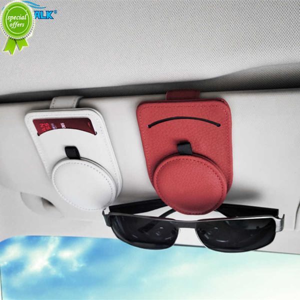 Nouvelle voiture visière organisateur Auto pare-soleil pochette de rangement organisateur de voiture lunettes de soleil titulaire carte organisateur billet poche titulaire voiture style