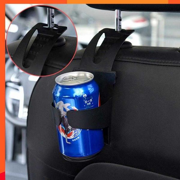 Nouveau support de verre à eau de voiture suspendu siège arrière tasse support de téléphone bouteille d'eau porte-boissons pour Auto fenêtre porte montage accessoires de voiture