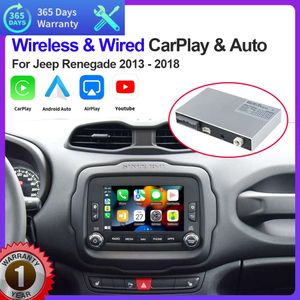 Module Carplay Apple sans fil pour Jeep Renegade 2013 – 2018, boîte Android Auto filaire, lien miroir, AirPlay, nouvelle collection