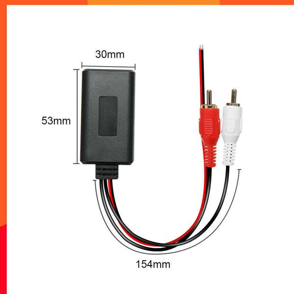 Nouvelle voiture sans fil Bluetooth récepteur Module AUX adaptateur voiture musique Audio récepteur stéréo pour téléphone Pad Mp3 pour 2RCA Interface véhicules