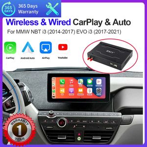 CarPlay sans fil pour voiture, Android Auto, pour BMW i3 I01 NBT 2014 – 2017 EVO 2017 – 2021, système Mirror Link, fonction AirPlay, nouvelle collection