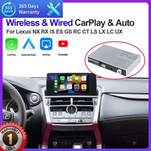 Nieuwe Auto Draadloze CarPlay Android Auto Module Voor Lexus NX RX IS ES GS RC CT LS LX LC UX 2014-2019 met Android Spiegel Link AirPlay