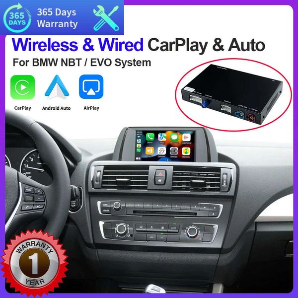 CarPlay sans fil pour BMW NBT EVO, système 1 2 3 4 5 6 7 série 2014 – 2020, Android Auto Mirror Link, fonctions de jeu de voiture, nouvelle collection