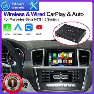 CarPlay sans fil pour Mercedes Benz ML GL W166 X166 2013 – 2015, système NTG 4.5, avec Android Auto Mirror Link, fonctions AirPlay, nouvelle collection