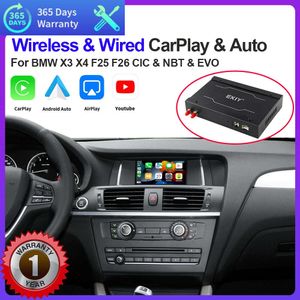 Module CarPlay sans fil pour BMW CIC NBT EVO, système X3 F25 G01 X4 F26 2014 – 2016, avec lien miroir automatique Android, AirPlay, nouveau