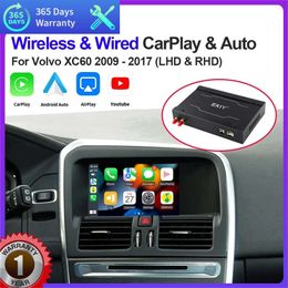 Nouveau module CarPlay sans fil pour Volvo XC60 2009 - 2017 S60L V40 V60 S80 Android Auto Box Mirror Link AirPlay Car Play Function