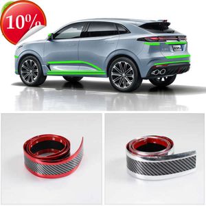 Nieuwe Koolstofvezel Auto Bumper Strip Deurrand Dorpel Anti-collision Protector Body Vinyl Film Sticker Molding Auto Styling Accessoires