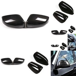 Nouveau motif en fibre de carbone Couverture miroir noir pour 3 séries 2020 Rétrofit des pièces de remplacement des accessoires de style voiture