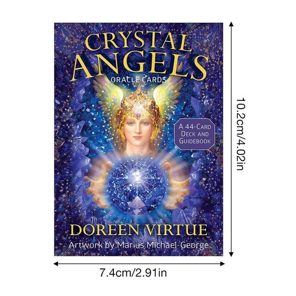 Nouveau jeu de cartes Crystal Angel Oracles Cards Durable Fashion Tarot 44PCS / set jeux individuels