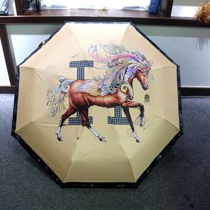Nieuwe Carriage Big Brand Paraplu Vrouwen Dual-Use Parasol Zon Bescherming Uv-bescherming Opvouwbare Automatische Paraplu Kwaliteit