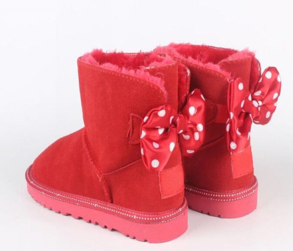 Dessin animé bébé bottes de neige souris personnage bottes de neige pour les tout-petits chaussons pour enfants bébé en cuir pour chaussures d'hiver pour enfants