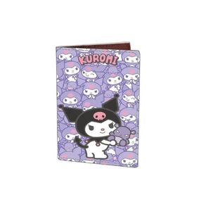 Nouveau dessin animé mignon Kuromi voyage passeport sac étudiant porte-carte d'identité sac de rangement cadeaux pour enfants