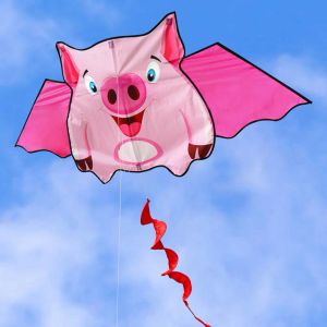 Nouveau dessin animé Flying Sky Series Animaux mignons faciles à assembler les cerfs-volants de couleur colorée pour adultes et enfants