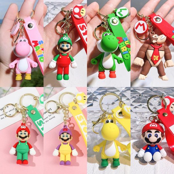 Nouvelle séries de plombiers de dessins animés Keychain mignon super sac de poupée