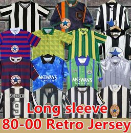 New Castle Soccer Jerseys NUFC Sheateur à manches longues rétro Hamann Shearer Pinas United Owen Classic Football Shirts Ginola 00 80 82 83 85 88 90 91 92 93 95 97 96 98 99 00 2000