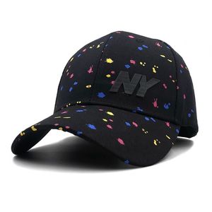 Nieuwe Casual Baseball Caps Mode Snapback Hoeden Mannen Vrouwen Ny Borduren Hockey Hoed voor Gorras Print Graffiti Unisex Cap244k