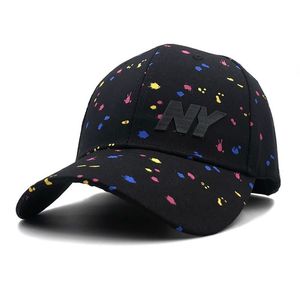 Nieuwe Casual Baseball Caps Mode Snapback Hoeden Mannen Vrouwen Ny Borduren Hockey Hoed voor Gorras Print Graffiti Unisex Cap230D