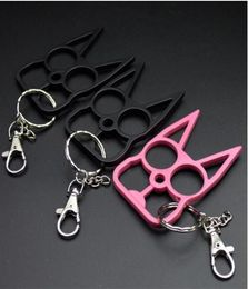 Nieuwe Cat Knuckle Duster Charm Keyring hanger keyfob sleutelring ketting voor sleutels autotelefoonzakken handtas sleutelhangers cadeaus cra3916035