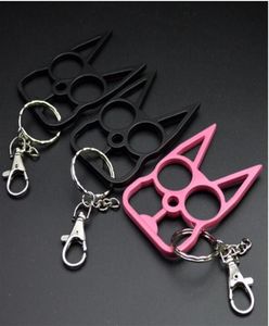 Nouveau chat Knuckle Duster charme porte-clés pendentif porte-clés porte-clés porte-clés pour clés de voiture sacs de téléphone sac à main Couple porte-clés cadeaux Cra2266851