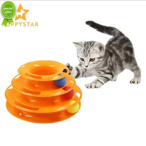 Solid Plastic Cat Toy Balls for Interactive Play and Training, All Seasons Cat Games Pet Toys