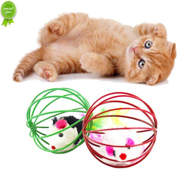 Nouveau chat jouet souris souris jouets solide lapin cheveux balle pour animaux de compagnie jouets pour chats toutes les saisons jouet interactif chat formation produits pour animaux de compagnie HZ0007