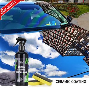 Nieuwe Keramische Coating Voor Auto Verf HGKJ S6 Crystal Wax Spray Nano Hydrofobe Vloeibare Polymeer Oleofobe Anti Regen Auto zorg