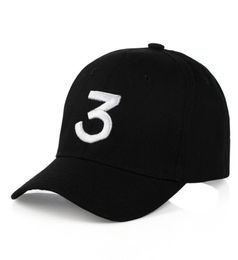 Nieuwe kans de rapper 3 Dad Hat Baseball Cap verstelbare stakback Black Baseball Caps4499795