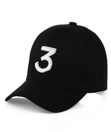 Nouvelle chance The Rapper 3 Dad Hat Baseball Cap Strapback Strapback Black Baseball Caps8414677