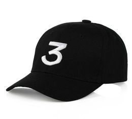 Nieuwe kans de rapper 3 Dad Hat Baseball Cap verstelbare stortback Black Baseball Caps4941445