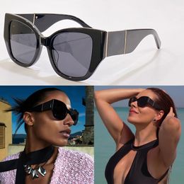 nuevo capítulo gafas de sol 1044 rectangulares multicolor Anti-UV Gafas brazos laterales gruesos Diseñador de lujo mujeres hombres playa gafas de sol