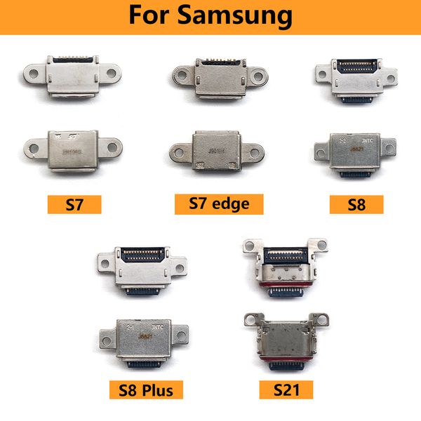 Nuevo conector de carga de cargador enchufe del conector de muelle USB para Samsung S22 S21 más S20 Ultra S10 S8 S9 S7 Edge