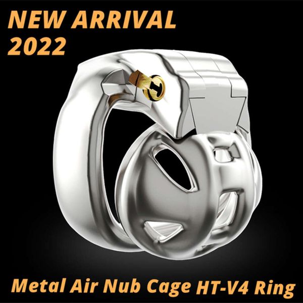 Nuevo CHASTE BIRD 316 Acero inoxidable Air Nub Cock Cage HT-V4 anillo para pene Dispositivo de Castidad masculina cinturón de Bondage juguetes atractivos para adultos