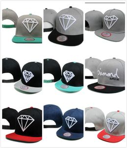 Nuevo barato Diamond Supply Co Ball Caps Cool Gorra de béisbol Hip Hop Snapback Snapbacks ajustables Hombres Mujeres Verano Sun Hat2748491