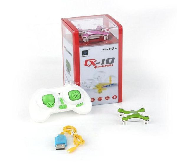 Nouveau Cheerson CX10 Mini 24G télécommande jouets RC Drone quadrirotor hélicoptère rc 4 canaux 24 GHz 6 axes avion 7654568