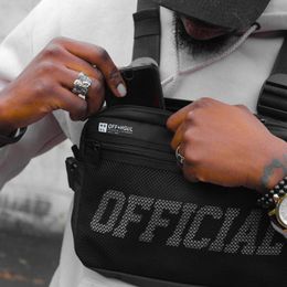 NIEUWE-CHEST TAG VOOR MENS Letter Afdrukken Vest Functionele streetwear tas Purse Punce Style Backpack Telefoon Hip Taille Bags 2019 Chest Rig T20 309Q