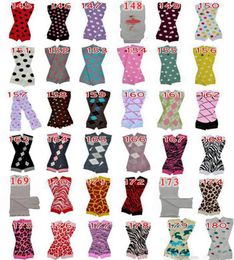 Nieuwe Chevron Baby Beenwarmer Kinderen Schedel Beenwarmers Kerst baby leggings Panty Halloween Pompoen Armwarmers voor volwassenen 120Pc5363837