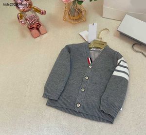Nieuwe kind vest Single Breasted Winter pluche warme baby trui Maat 73-110 designer Gebreide baby Jas Dec10