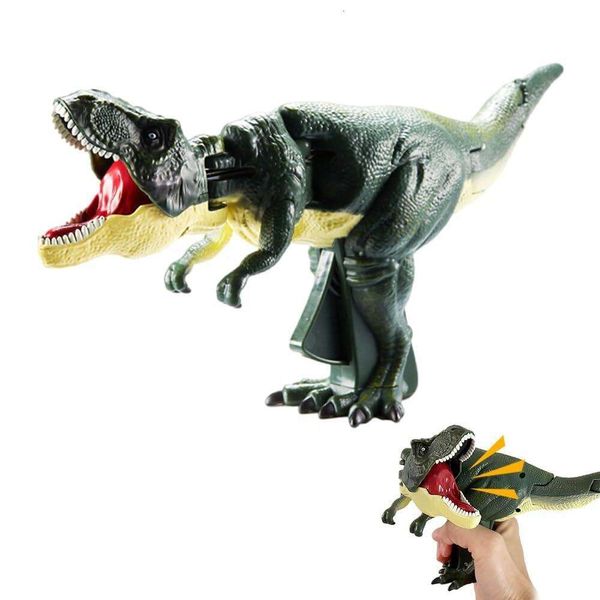 Nuevo juguete de descompresión para niños, columpio de resorte telescópico creativo operado a mano, juguetes antiestrés de dinosaurio, regalos de Halloween para niños