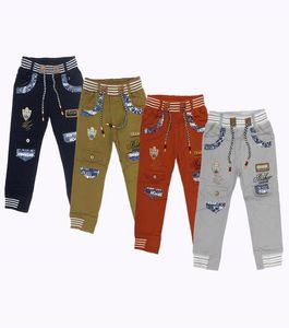 Nieuwe kinderbroeken herfst lente jongens casual broeken letters sterren katoen kwaliteit broek kinderkleding9305890