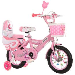 Nuevas bicicletas para niños, niños grandes, niños y niñas de 3 a 12 años, rueda Flash para montar en bicicleta al aire libre para niños de 14 pulgadas